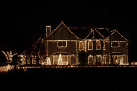 Custom christmas lights for sloped properties hopatcong